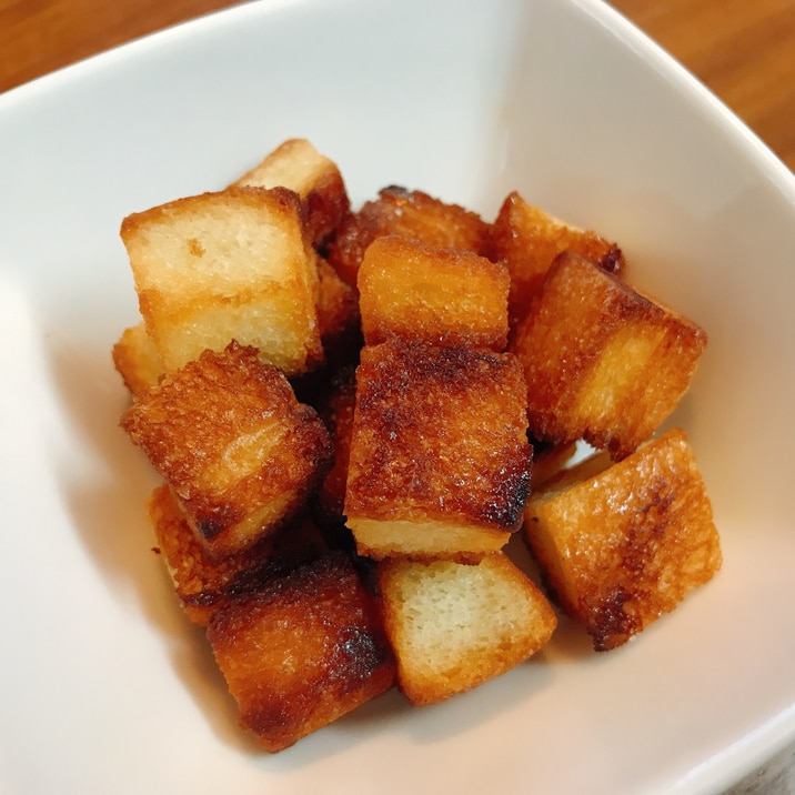 食パンのコロコロラスク 子供おやつ レシピ 作り方 By ごと子 楽天レシピ